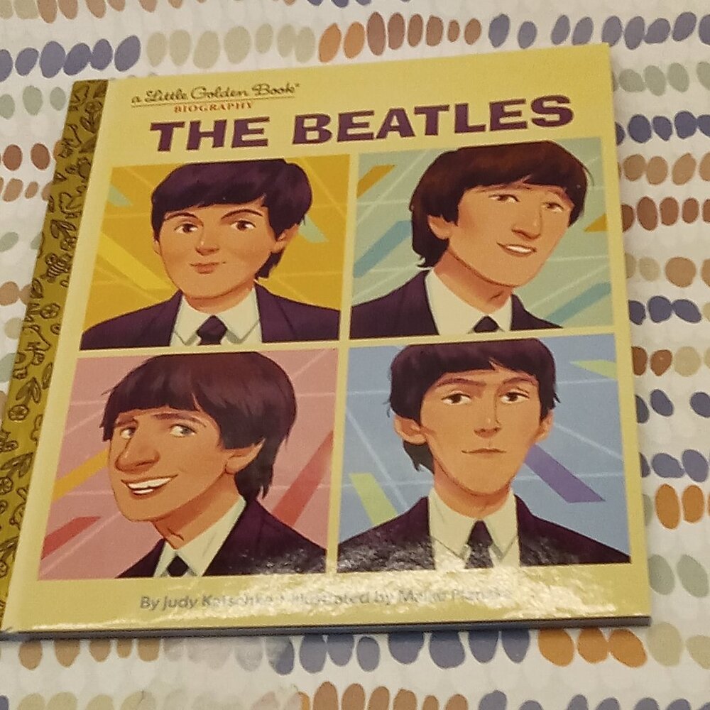 The BEATLES A Little Golden Book Biography John Paul George Ringo Band NEW